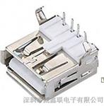 供应USB-A型母座（90°弯脚）