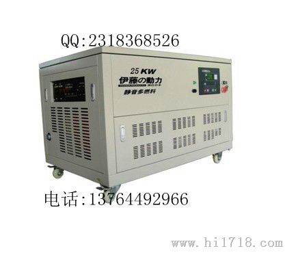 25KW别墅专用发电机|静音全自动汽油发电机