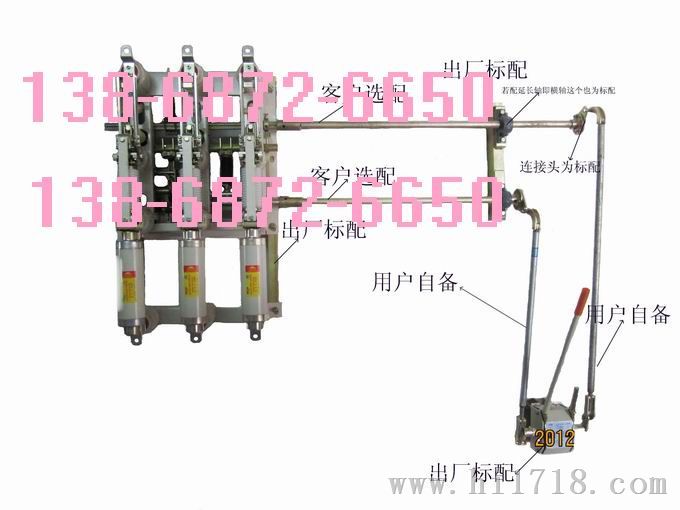 批发FKN16-12R墙上安装负荷开关，FKN16-12R/100-31.5真空负荷开关