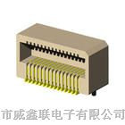 供应90°侧插单槽板对板连接器