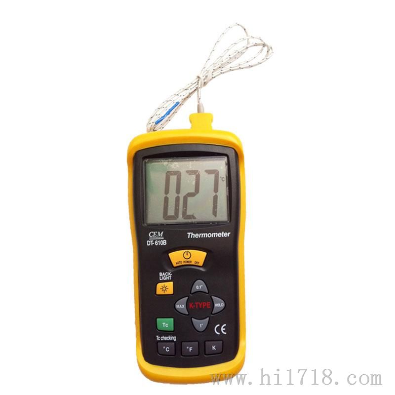 DT-610B温度计，接触式测温仪，K型温度传感器