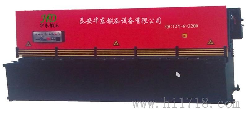 【QC12Y】系列液压摆式剪板机（图）山东液压摆式剪板机