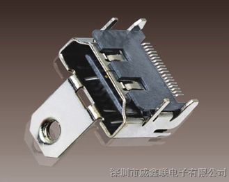供应带耳朵HDMI连接器，双耳HDMI 立式直贴板
