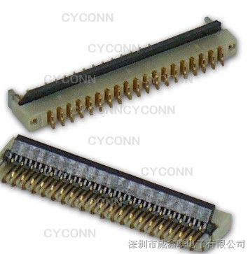供应0.3FPC座掀盖4-60P