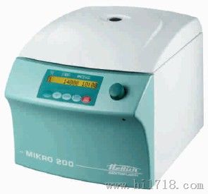德国赫提驰Mikro200，Mikro200R台式离心机报价，厦门进口高速离心机品牌