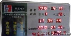 生产进度揭示屏