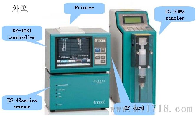 日本RION KS-42BF氢氟酸液体颗粒计数器进口KS-42BF液体粒子计数器