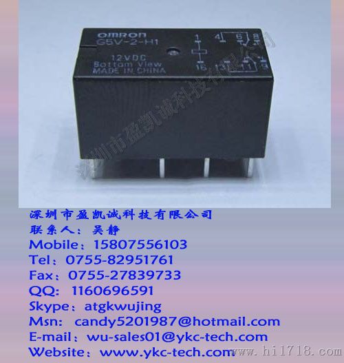 G5V-2-H1-24VDC继电器