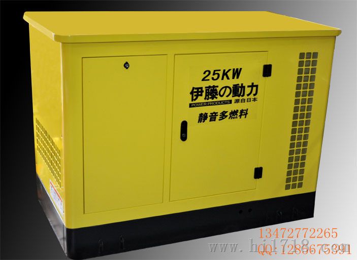 型25KW燃气发电机 全自动燃气发电机