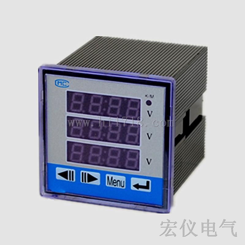 生产PD194I-9X4三相电流表、智能三相电流表电压表宏仪电气