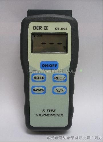 台湾得益 DER EE  DE-3005 数位式温度计