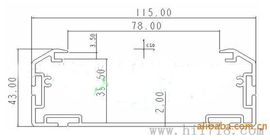 LED车载屏边框φ3.75显示屏铝边框