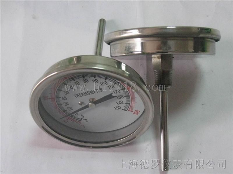 不锈钢双金属温度计WSS-401BF