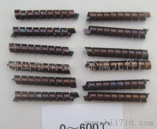 0~600℃双金属感温元件