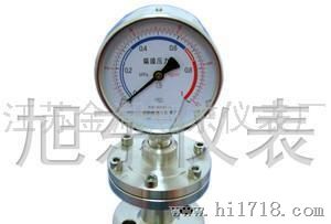旭东YMG-100B/YMG-150B工型隔膜压力表