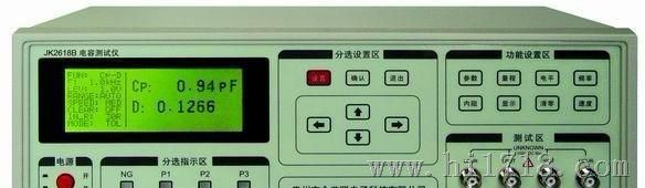 金科JK2618B电容测试仪中国江苏昆山明朗仪器代理