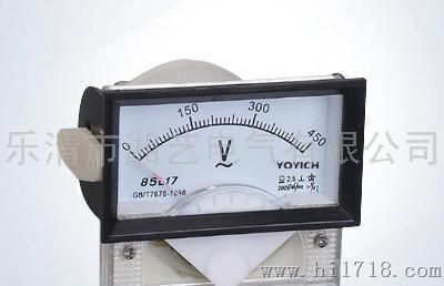 电工仪表85L17电压表 交直流电压 指针表 板表