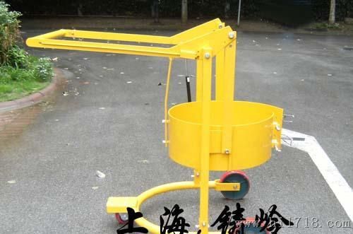 手动油桶到料车，油桶翻转倒料机，适合钢制桶，江浙沪包邮