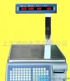 大华立杆单机版英文条码秤 电子秤 收银秤