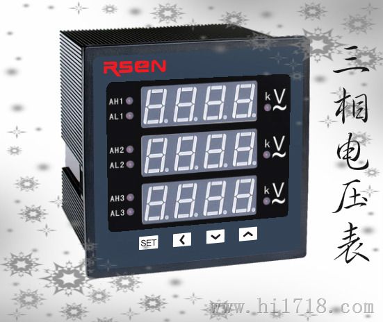三相电压表RESN1820、功率表，可选智能型