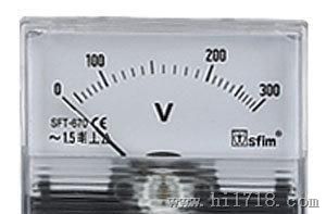 670 指针式电压测量仪表 可定制 可混批（sfim代理商）