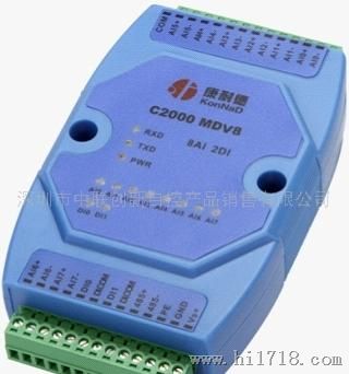 0-10V电压信号转485,高模拟量采集模块,2路开关量输入模块