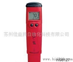 哈纳Hanna防水型pH/温度笔式测定仪