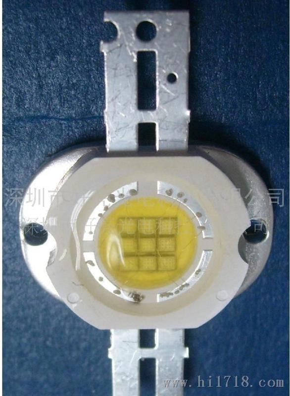 10W大功率LED晶元普瑞芯片集成LED光源