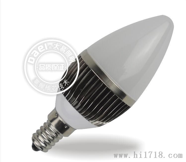 →工厂直供←DAEI-DP082吊灯光源E14新款3WLED蜡烛灯泡-限