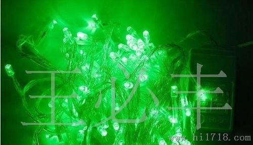 8米80头绿光led灯串