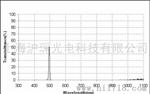 上海沪琛光电科技有限公司495nm窄带滤光片，带宽8nm