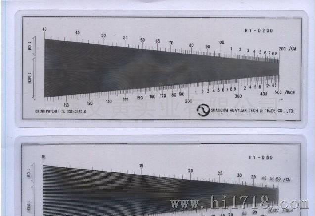 【纺织仪器】500目/英寸塑料丝网测目片 网纱测目片 织物经纬密度仪 纬密镜