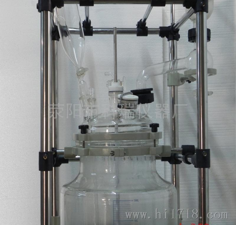 荥阳科瑞DF-100L单层玻璃反应釜（100升）