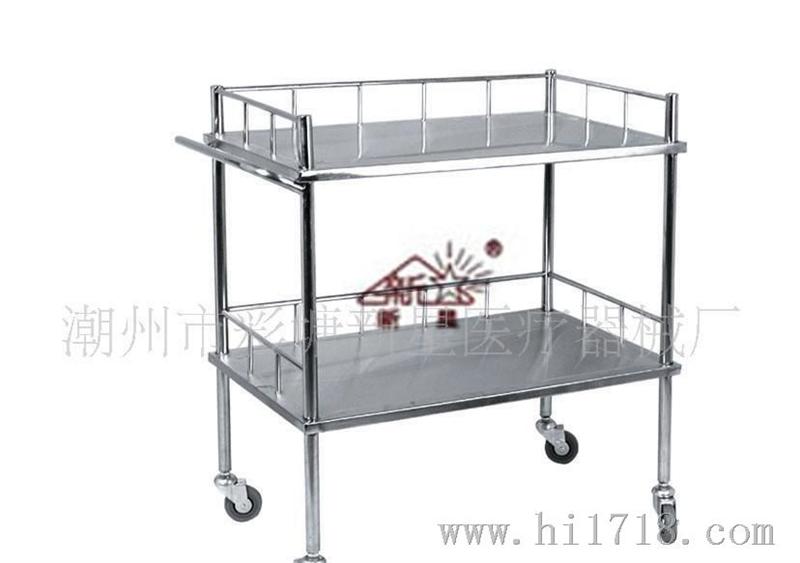 厂家优质不锈钢双层器械车