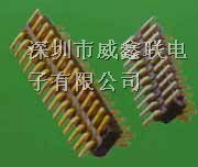 供应1.0mm排针排母，woxconn直插母座排针排母厂家
