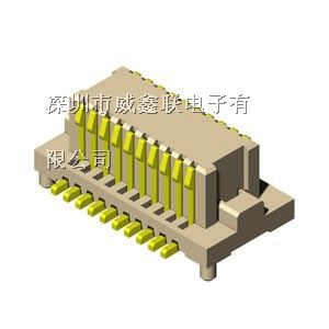 侧插板对板连接器2*15pin公座，数码相机用排母连接器