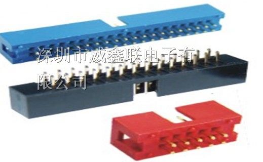 供应2.54mm三排针,90/180度,H=2.5mm