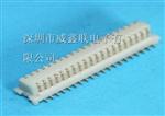 供应1.27mm双排针,双排双塑,180度,H=1.0/1.5/2.5mm