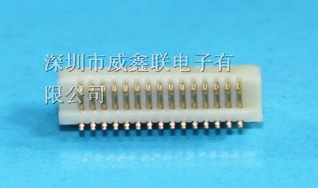 供应1.00mm双排针,双排双塑,180度,H=1.0/1.5mm
