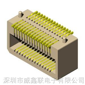 供应侧插板对板连接器（0.8mm间距2*8P）6.0mm板对板