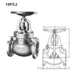 16FCJ进口日本北泽铸铁蒸汽截止阀