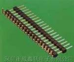 供应 2.00mm单排针,单排双塑,180度,H=1.0/1.5/2.0mm