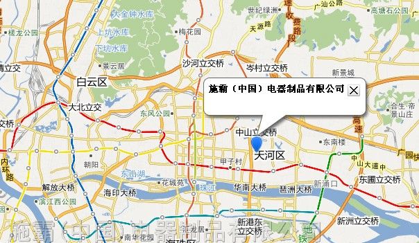 施霸地理位置标识图