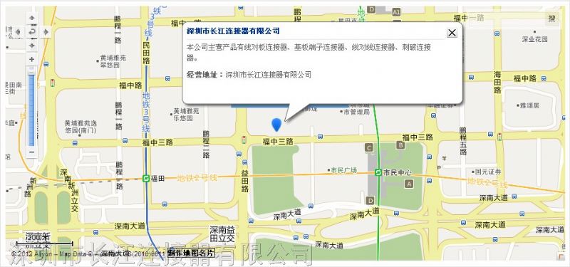 长江连接器有限公司地理位置