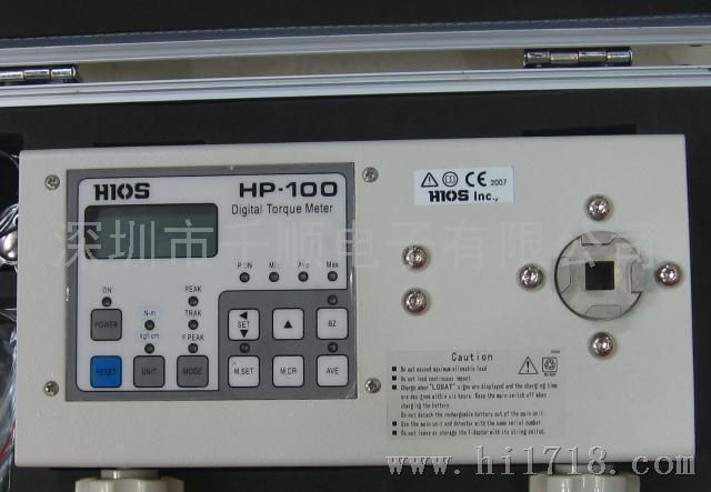 HIOS数显带报警扭力测试仪 HP-100数字显示扭力测试仪