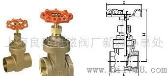 台湾金口FIG 4400FIG 4400砲金铜闸阀