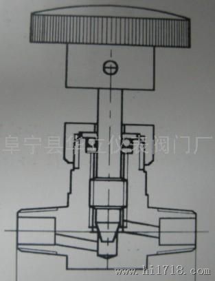 JYQ11-12 QZ-1外螺纹针型阀