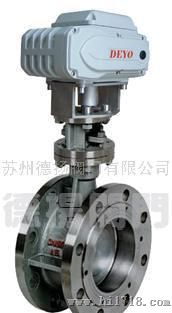 DEYOD943H电动法兰硬密封蝶阀，电动三偏心硬密封蝶阀