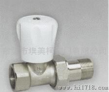 埃美柯黄铜暖气直式截止阀，截止阀门，铜阀门