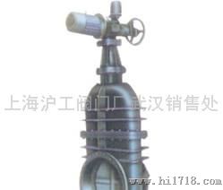 上海沪工铸铁电动暗杆楔式闸阀